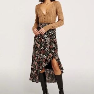 Floral Abercrombie Wrap Skirt